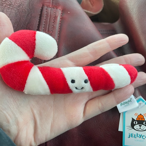 BNWT Jellycat Festive Folly Candy Cane Mini - Picture 4 of 5